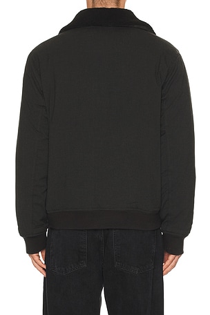 Original Penguin Contrast Collar Jacket in Black