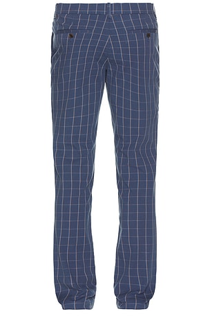 Original Penguin Stretch Plaid Chino in Blue
