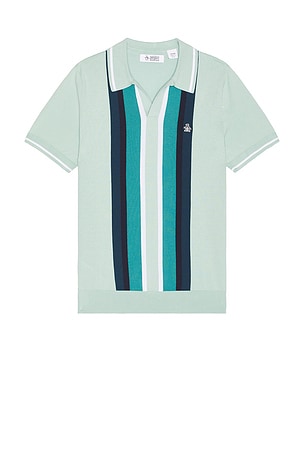 Vertical Stripe Johnny Collar Polo Original Penguin