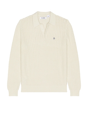 Zig Zag Sitch Long Sleeve Polo Original Penguin