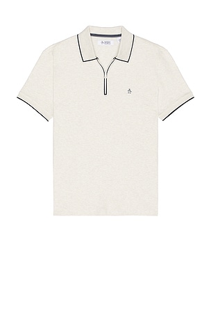 Interlock Quarter Zip Polo Original Penguin