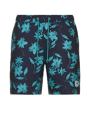 7" All Over Print Swim Shorts Original Penguin