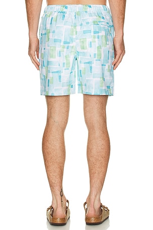 Original Penguin 7 Volley Swim Shorts in White