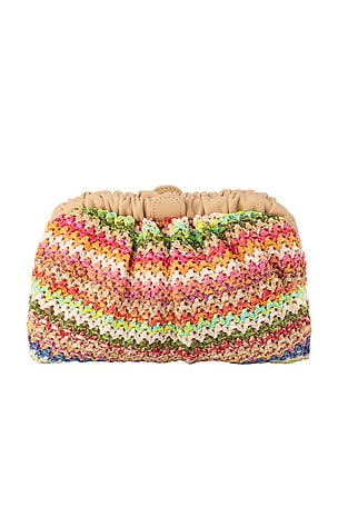 Amalia Petite Gathered Clutch olga berg