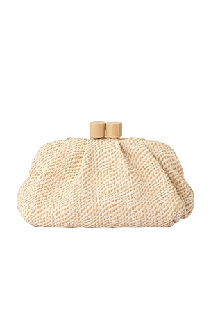 Addison Woven Clutch olga berg
