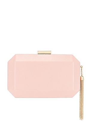 Lia Facetted Clutch With Tassel olga berg