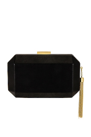Lia Facetted Clutch With Tasselolga berg$95