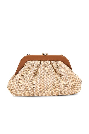Ash Woven Clutch olga berg