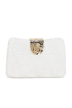 Lindy Woven Clutch olga berg