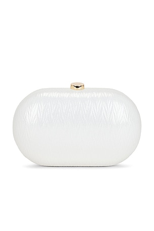 olga berg Izza Oval Clutch