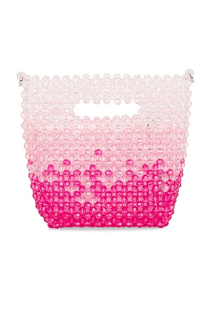 olga berg Tilda Beaded Grab Bag in Pink
