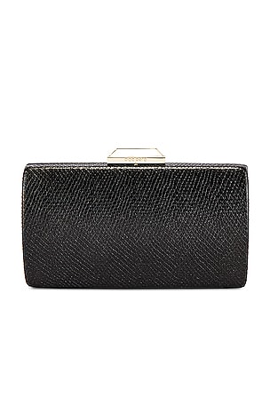 Giselle Metallic Reptile Clutch olga berg