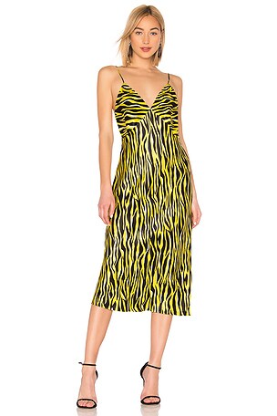 olivia von halle issa silk dress Issa Caramel Slip Dress in Silk Satin