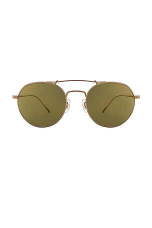 Oliver Peoples REYMONT サングラス - Gold | REVOLVE
