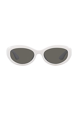 Oliver Peoples X Khaite 1969C Sunglasses in White | REVOLVE