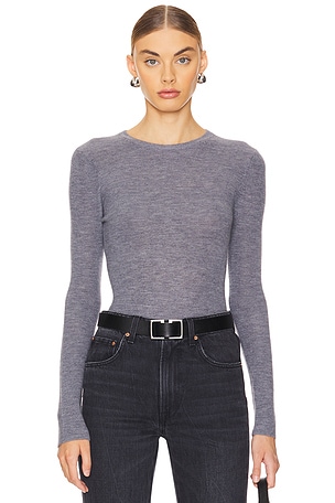 Bristol Merino CrewneckOne Grey Day$188