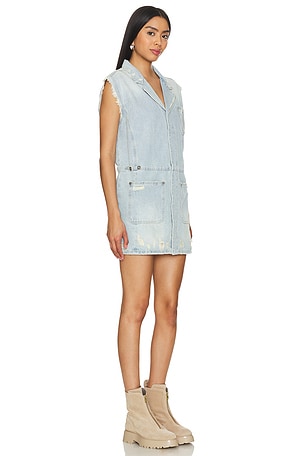 One Teaspoon Palisades Denim Dress in Blue