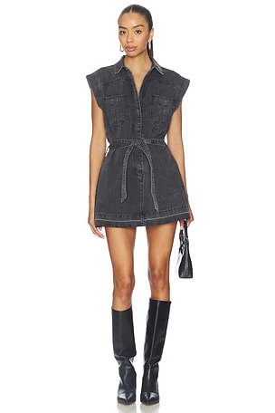 Rogue Aviator Mini Denim Dress One Teaspoon