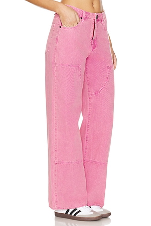 One Teaspoon Jackson Wide Leg Pants in Pink