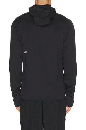 On Climate Zip Hoodie in Black