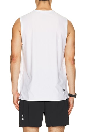 On Court Tank in White