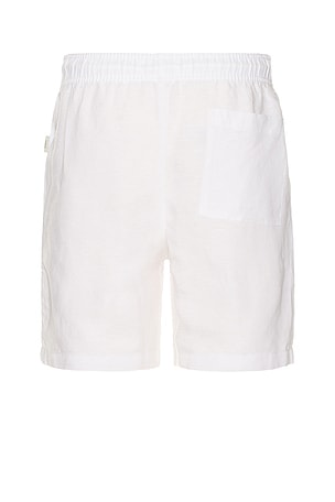 onia Air Linen Pull On Short 6 Shorts in White