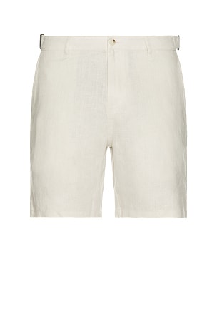 Linen Fixed Waist Shorts onia