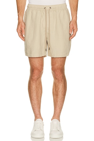 Air Linen Pull On Short 6" onia