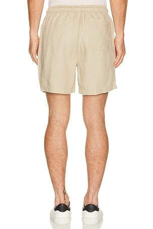 onia Air Linen Pull On Short 6 in Brown