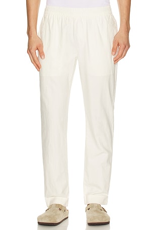 Linen Cotton Stretch Cuff Pant onia