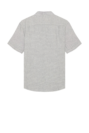 onia Jack Air Linen Shirt in Grey