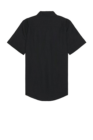 onia Jack Air Linen Shirt in Black