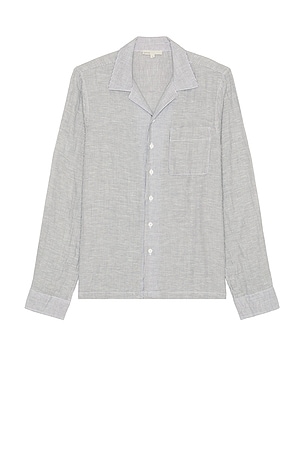 Linen Home Long Sleeve Camp Shirt onia