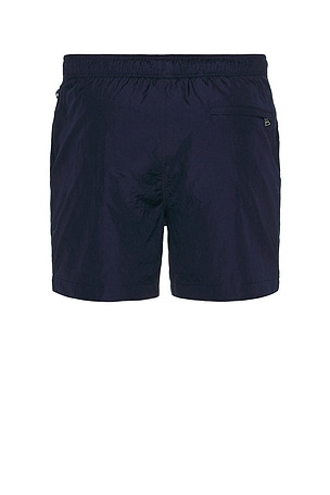 onia Nylon Crinkle 5 Swim Trunk in Navy. Size S. Also