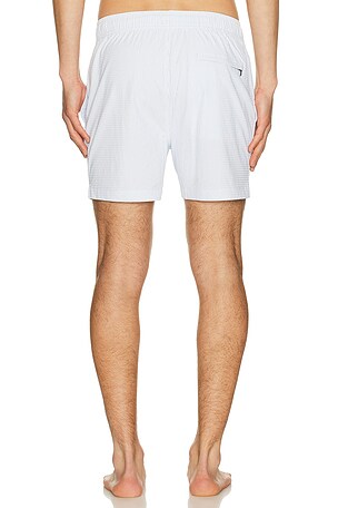 onia Charles 5 Swim Trunk in Blue. Size XL/1X. Also