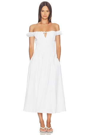 Off Shoulder Midi Dress onia