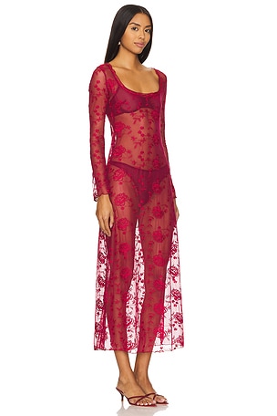 Only Hearts Portrait Gown in Red