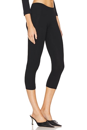 Only Hearts Crop Leggings in Black