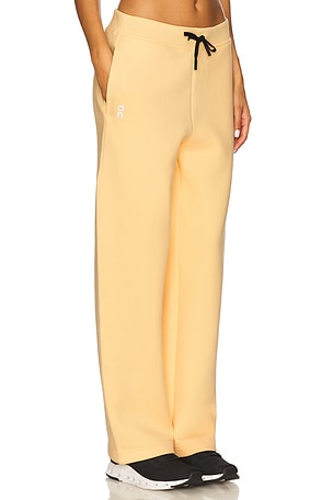 On Focus Tech Sweatpants in Lemon