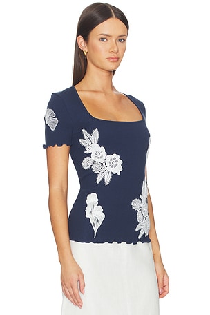 OperaSPORT Elva Seamless T-shirt in Navy