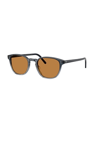 Oliver Peoples Fairmont Sun Irregular Sunglasses