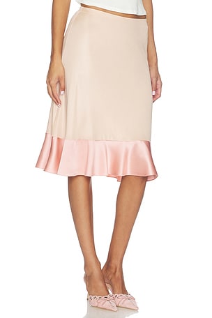 Orseund Iris The Darling A-line Skirt in Pink