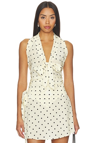 The Polka Dot Scarf Top Orseund Iris