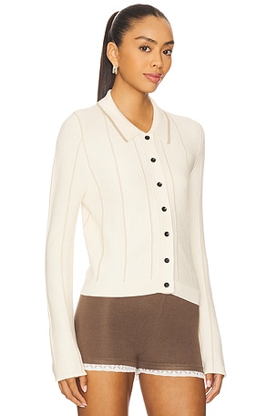 OSIS STUDIO Cardigan in Cream