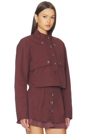 OSIS STUDIO x REVOLVE Ayla Jacket in Burgundy