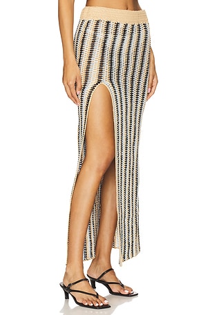 OSIS STUDIO Kristine Skirt in Tan