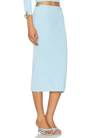 OSIS STUDIO Lux Skirt in Baby Blue