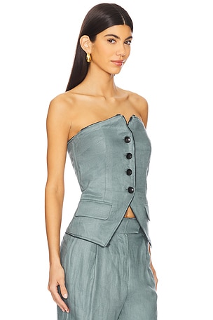 OSIS STUDIO Molly Top in Teal