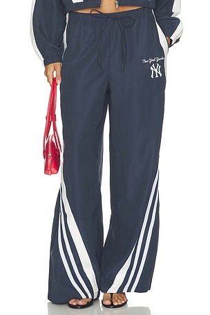 NY Yankees Lightweight Wide Leg Pant Off Season