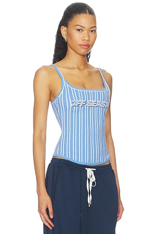 Off Season Corset Top in Blue